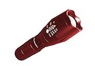Bell + Howell Taclight As Seen On TV by Bell+Howell High-Powered Tactical Flashlight with 5 Modes & Zoom Function - Red Color