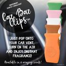 Scentsy Car Bar Clips 2 pack Choose Your Own Scent BRAND NEW