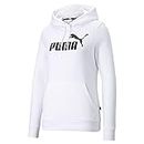 PUMA Plus Size Essentials Logo Fleece Hoodie Puma White 1X
