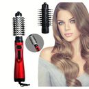 2-in-1 Hot Air Brush Hair Dryer And Curly Hair Brush Hair Straightening Machine Brush Smoothing Brush Suitable For All Hair Types Holiday Gift Mother's Day Gift