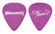 Megadeth Kiko Loureiro Signature Purple/White Guitar Pick - 2016 Dystopia Tour