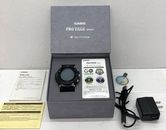 CASIO WSD-F30-BK Black Watch Pro Trek Smart Testé Utilisé Avec BOX...