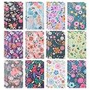 24 Pcs Floral Notebook, Mini Colorful Flower Patterns Notebook Inspirational Pocket Notepads Small Journal for Women Kids Teacher Classroom Office Bible Journaling Supplies, 4.9 x 3.1 Inches (Stylish) [Unknown Binding]