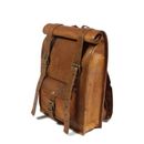 Best Goat Leather Back Pack Rucksack Travel Bag For Men's and Women's Overnight