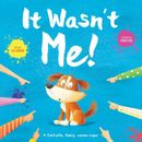 IT WASN'T ME LARGE PICTURE BEDTIME FUNNY DOG STORY BOOK BABY KIDS TODDLER GIFT