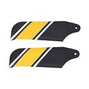 Drone accessories Walkera V450D03 RC Helicopter Spare Parts Tail Rotor Blade easy to install (Color : Yellow)