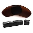 IKON LENSES Replacement Lenses For Costa Caballito (Polarized) - Fits Costa Del Mar Caballito Sunglasses (Brown)