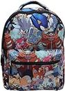 AI ACCESSORY INNOVATIONS Kids All Over Print School Bag with Sonic & Minecraft Characters for Kids & Adults, Sonic, Large, Backpack