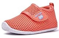BMCiTYBM Baby Sneakers Girl Boy Tennis Shoes First Walker Shoes 12-18 Months Orange