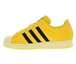 adidas Originals Mens Superstar Classic Low Top Sneaker Shoe, Bold Gold/Core Black/Easy Yellow, 10.5