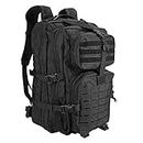 ProCase Military Tactical Backpack, 42L Large Capacity Rucksacks 3 Day Army Assault Pack Bag for Hunting, Trekking and Camping and Other Outdoor Activities, Gift for Father's Day -Black