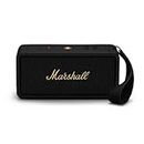 Marshall Middleton - Portable Bluetooth Speaker with Power Bank and Detachable Carry Strap, 20+ Hours of Portable Playtime - Black & Brass