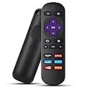 Roku Remote Control Replacement For Roku 1, Roku 2, Roku 3, Roku 4, Roku Lt, Hd, Xd, Xs, Roku Premiere, And Roku Ultra, Roku Tv Remote Replacement Has 6 Streaming Buttons And No Setup Need Roku Remote