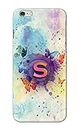 ELRACases� Name II Initial II Letter S with Butterflies Printed Designer Hard Back Case for Apple iPhone 6 (4.7") / iPhone 6S (4.7") Back Cover -(D3) RAJ1001