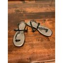 Kate Spade New York Shoes | Kate Spade Black Jewel Thong Strappy Slingback Sandals, Size 6.5 (Us) | Color: Black | Size: 6.5