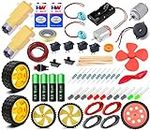 Science & Fun 110 Projects School Science Robotics Electronics Components kit with 110 Experiment tutorials