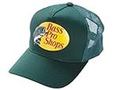 Generic Bass Original Fishing Pro Trucker Hat Mesh Cap - Verstellbarer Snapback [Jäger/Dunkelgrün], Schwarz, 5
