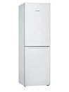 Bosch Home & Kitchen Appliances Bosch KGN34NWEAG Serie 2 Freestanding Fridge Freezer, No Frost, 297L capacity, 60cm wide, White