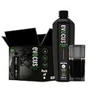 Evocus Black Alkaline Drink | Infused with Essential Minerals | 8+ pH Alkaline | Pack of 6 (500mL Liquid Each)