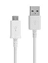 Micro Cable - Certainty® Fast Micro Cable - USB 2.0 Charger Data Cable For Samsung Galaxy S4/S6 Edge, Galaxy S5, Galaxy Note 4 - White - Replacement for ECB-DU4AWE