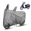 CARNEST Two Wheeler Bike and Scooty Cover for Honda Activa 5G with Buckle Lock (Grey)