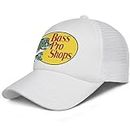 Fishing Hat for Men Women,Funny Trucker Hat Adjustable Baseball Hat Casual Sun Hat for Fishing,Father Gift White