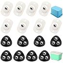 16 PCS Mini Caster Wheels for Small Appliances,DanziX 360°Rotation Universal Wheel Stainless Steel Rollers Universal Wheel