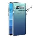 AICEK Hülle Compatible für Samsung Galaxy S10+ Transparent Silikon Schutzhülle für Samsung Galaxy S10 Plus Case Clear Durchsichtige TPU Bumper Samsung Galaxy S10 Plus Handyhülle