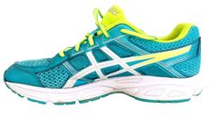 ASICS Gel Contend 4 Blue Yellow white Women's Athletic running Shoes US 7