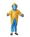 Kaku Fancy Dresses Alien Fancy Dresses Costume Blue For Boys and Girls 7-8 Years