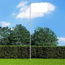 Arlmont & Co. Flagpole House Garden Flag Pole Yard Outdoor Flagpole Kit Aluminum Aluminum in Gray | 157.2" H | Wayfair
