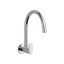 Delta Faucet | Ixa Jive Wall-Mount Cold Only Premium Kitchen Faucet with Flexible Flow Spout |Polished Chrome | 44005-SQ | Premium Kitchen Faucet with Swivel Spout