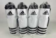 4 - Adidas Squeeze 750 ml/26 oz Plástico Blanco/Negro Botella de Agua Deportiva LIBRE DE BPA