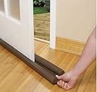 Quick Ship Collections Energy Saving Weather Stripping Under Door Twin Draft Stopper (36 inch, Brown)
