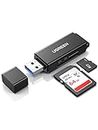 UGREEN SD Card Reader Portable USB 3.0 Micro SD Card Reader 5Gbps Memory Card Adapter for SD, Micro SD, SDXC, SDHC, RS-MMC, Micro SDXC, Micro SDHC, UHS-I for Mac, Windows, Linux, Chrome, PC, Laptop