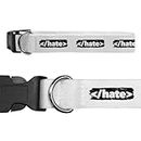 Small 'End Hate HTML Tag' Dog Collar (PR00044893)