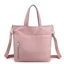 YYUFTTG Bolso mujer Women's Bag Large Capacity Crossbody Bags Nylon Tote Bag Ladies Hand Messenger Bag Travel Bag Purse Female Handbag (Color : Pink)