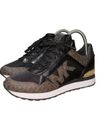 Michael Michael Kors Womens Brown/Black MADDY TRAINER Sneakers Shoes Size 6.5M