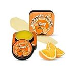 The Lip Balm Company - Tang Lip Balm | Enriched with Tangerine Peel Oil | Lip Pigmentation and Wrinkle Reduction, 6 hours Hydration | Unisex | Organic, Plant-Based, Artificial Color Free - 7g