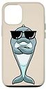 iPhone 14 Pro Dolphin With Sunglasses Emoticon Case