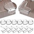 Peakally Corner Protectors for Baby Pack of 12, Thick Table Furniture Edge Protectors for Kids with Strong Adhesion, Corner Guard & Edge Safety Bumpers Clear - 6 R and 6 L
