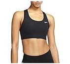 Nike Mujer Sujetador de Deporte, Black/(White), XL