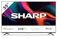 Smart TV 55 Pouces 4K Ultra HD Écran LED Système Google TV - 55GL4260EB