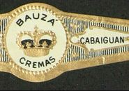 531cRt-VITOLA-Cigar Band-Marca BAUZÁ, CREMAS, CABAIGUAN