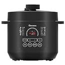 HomeTronix Electric Pressure Cooker Multi-Purpose 14-in-1 Digital Screen with Endless Recipes and Accessory Kit Stainless Steel Multi Cooker 6 Litres