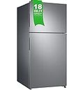 SMETA Refrigerators with Top Freezer 30'', Garage Ready Stainless Steel Refrigerator 18 Cu. Ft Office, Home, Frost Free Counter Depth Fridge with Led, 66 Inch Tall