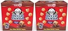 Biscuit Hello Panda Snacks Chocolat, 630 g, 2 boîtes de 30 x 21 g