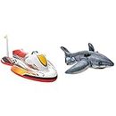 Wave Rider Ride-On & - Inflatable Shark - 173x107 cm