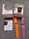 Polar M400 GPS Multisport Watch White Running Cycling 3 Strap No Charger