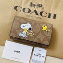 COACH x Peanuts Édition Limitée 5 Étui à Clés Snoopy Signature Cadeau...